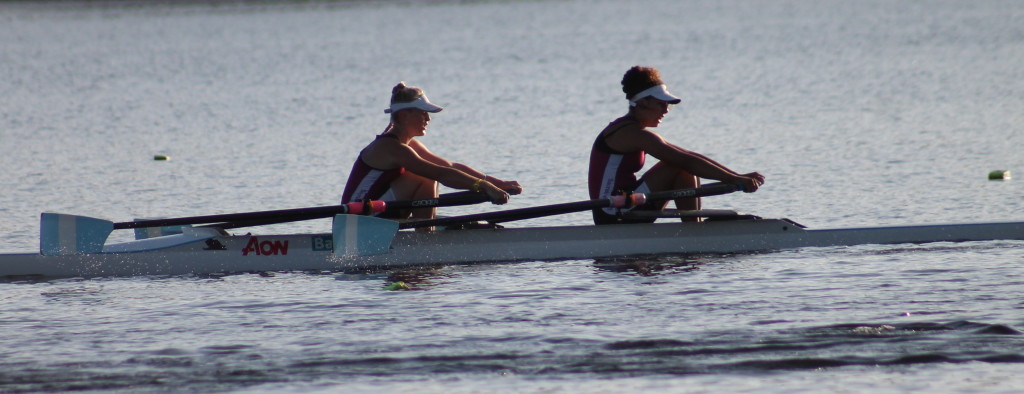 PULLING FORWARD: Ella Toa 17 and Zoe Winks 17 have been preparing for this years U18 Maadi Cup doubles. Photo: Sally Williams