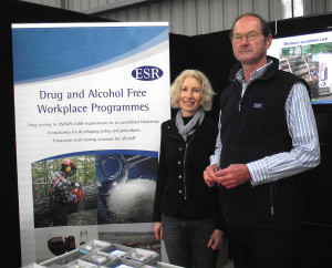 Eleanor Smith and Harold Brown at Fieldays