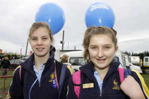 Tia Kendall and Jess Bishop out at Fieldays