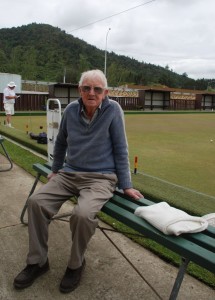 Good life: Geoff Howlett still plays a full bowls season at Taupiri.