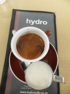 An excellent long black from Hydro Cafe Photo.