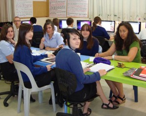 ON A HIGH: Fraser High students and staff at work on the project. Back row from left: Sam Cunnane, Ezra Shield, Tyla Roberts and Lorena Strother Front row from left: Sharnae Hope, Kirsten McLachlan and Natasha Williams