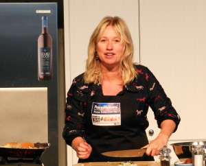 CAPTION: Nici Wickes is enjoying her time back home, showing everyday Kiwis how to cook like a star. Photo Kathleen Payne.
