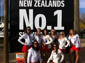 The Suzuki girls at the 2011 Fieldays. Photo: supplied