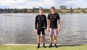NEXT GENERATION: Rupert Jackman (left) and William Morris-Whyte are the next generation of rowers in their families. Photo: Sharn Roberts