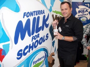 BRUSH UP: Craig Muller said that milk in schools is a “great initiative”. Photo: Melissa Wishart
