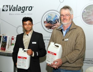 CIAO, BELLA: Area managers for Valagro Pacific Shakil Saiyed and Tim Jerram are delighted
