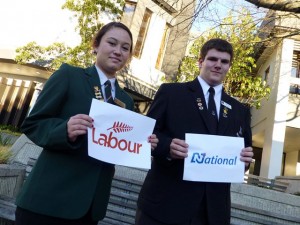 Youth MPs Cian Gardner and Mark Davis. Photo: Taylor Sincock.