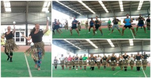 Members of Te Iti Kahurangi rehearse for the 2014 Tainui Waka Kapa Haka regionals. Photos: Alyson Eberle