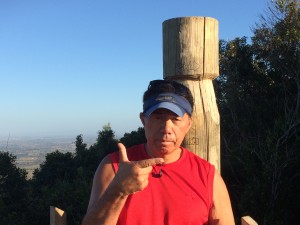 Reg Hohaia is a real advocate for the Hakarimata summit track and walks it up to four times daily.
