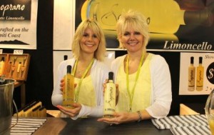 Ellie and Ingrid Chew of Soprano Limoncello showcase their zippy product. Photo credit: Hannah Rolfe