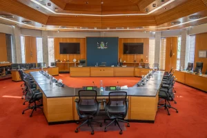 Council chambers photo July 2025