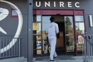 A member entering the facility