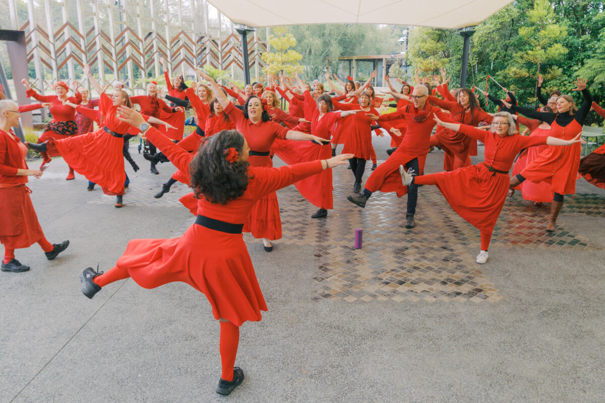 Wuthering the storm: flash mob goes ahead