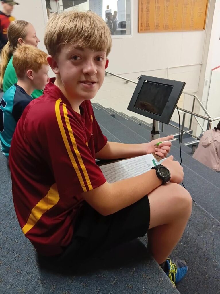 Junior Squash Players all set at Zespri AIMS GAMES